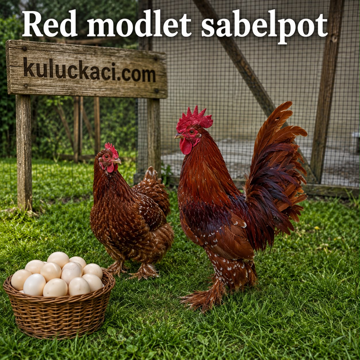 Red Modlet Sabelpoot Tavuğu